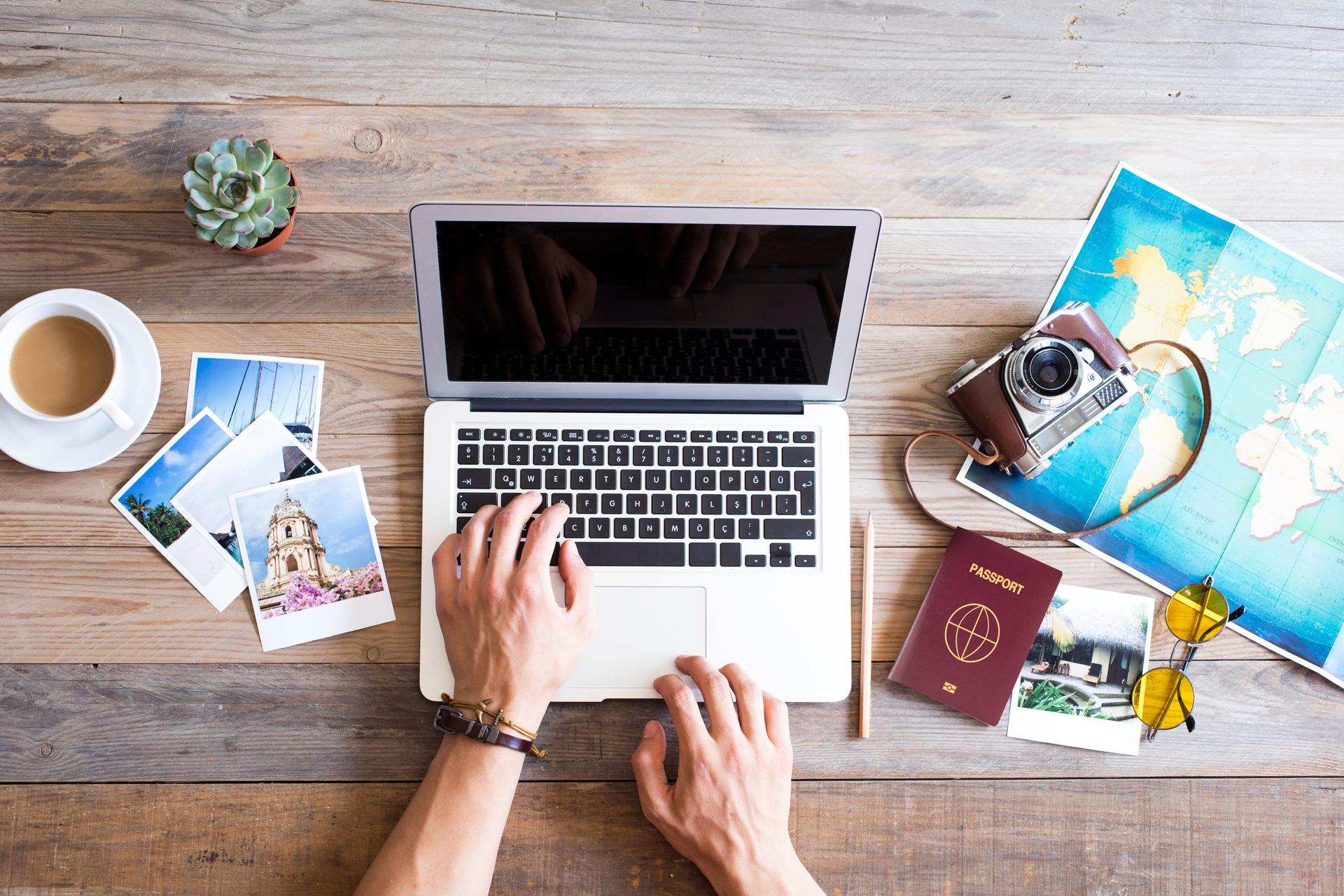 Travel planning on computer